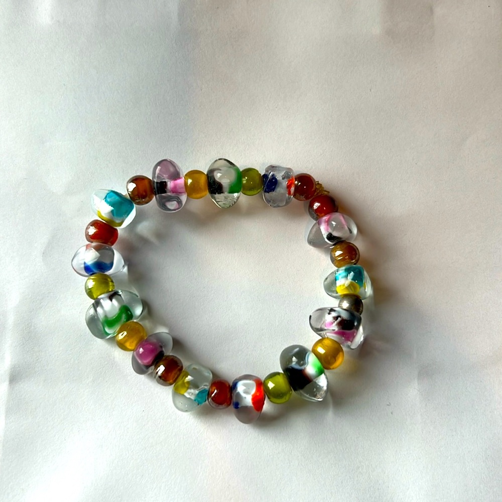 Glass retro bracelet you can wear it with anything
